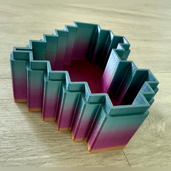 3D Printed Frustration Heart Jewelry Box Valentines Gift - Picture 6 of 15